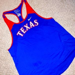 ʕ·ᴥ·ʔNWOT Texas Rangers Tank by Nike Medium